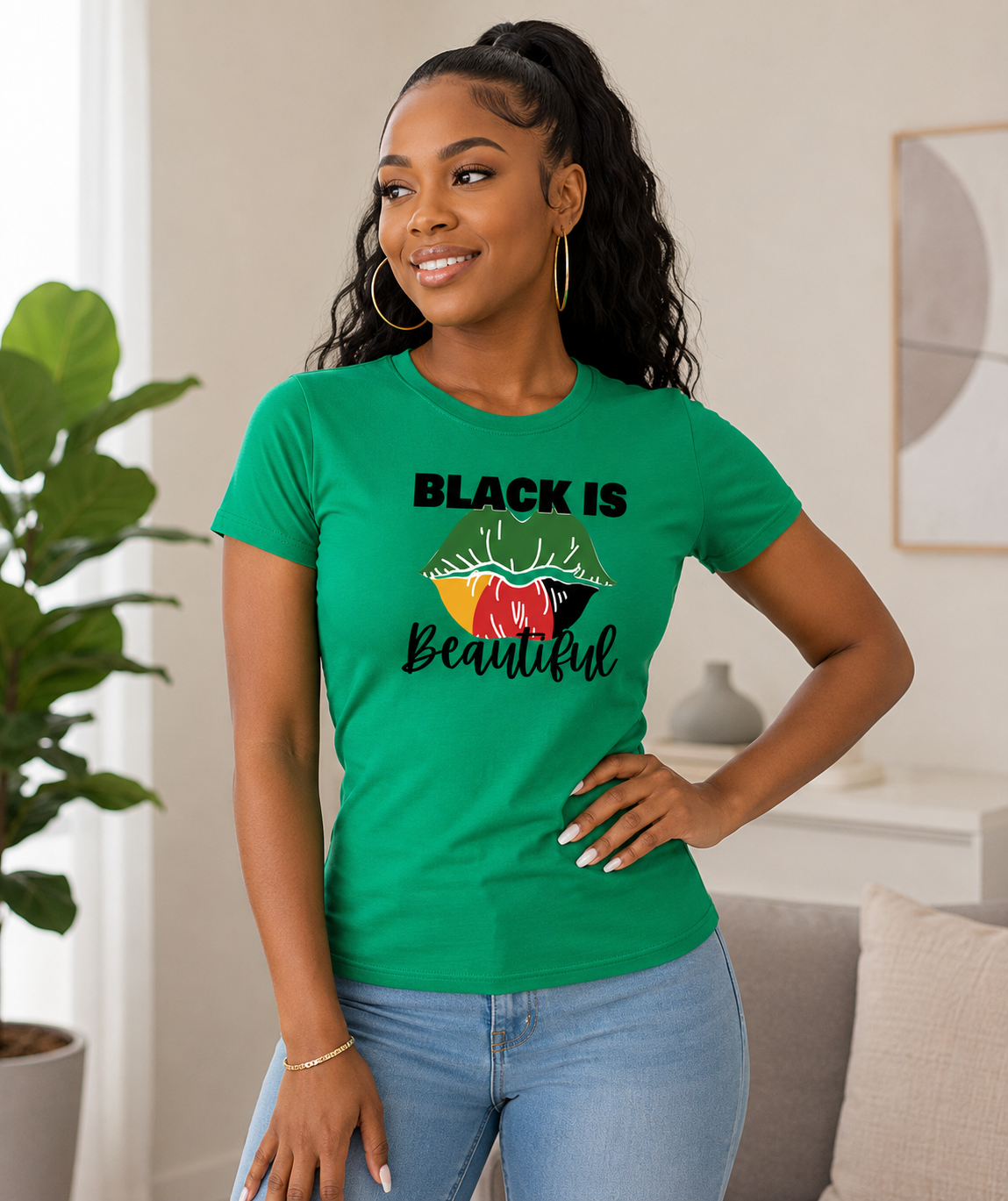 Black Is Beautiful Regular & Fitted T-Shirt