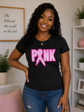 Breast Cancer Awareness: PINK Fitted T-Shirt