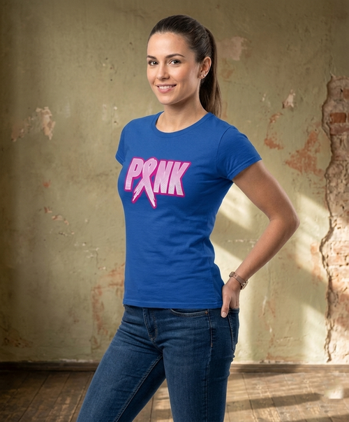 Breast Cancer Awareness: PINK Fitted T-Shirt