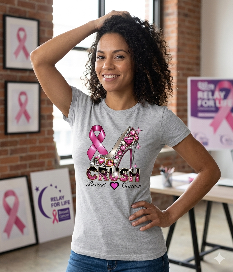 Breast Cancer Awareness: Crush Fitted T-Shirt
