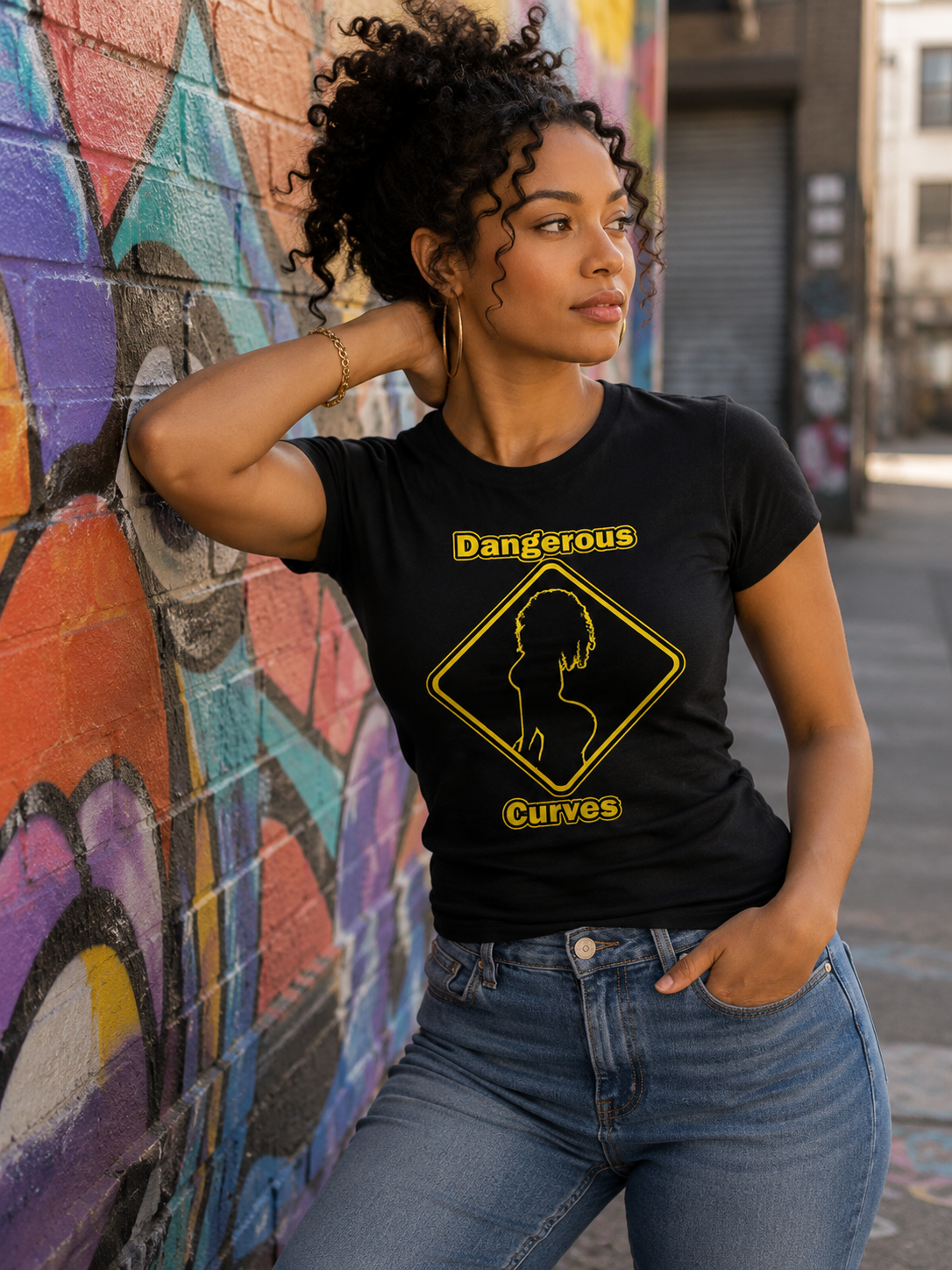 Dangerous Curves Regular & Fitted T-Shirt