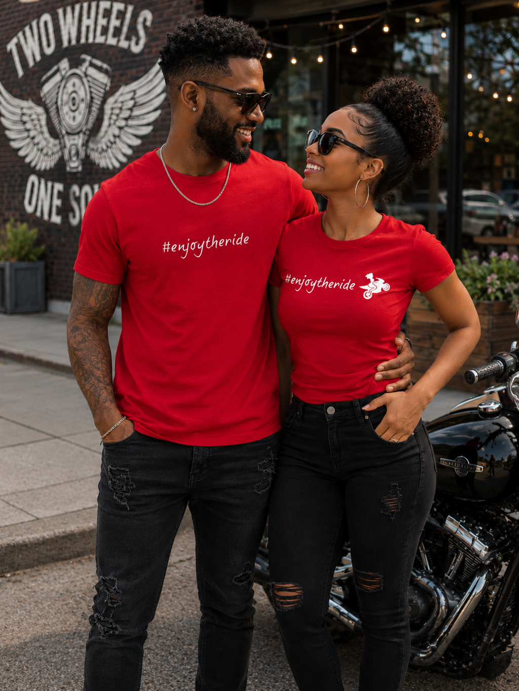Enjoy The Ride Regular & Fitted T-Shirt
