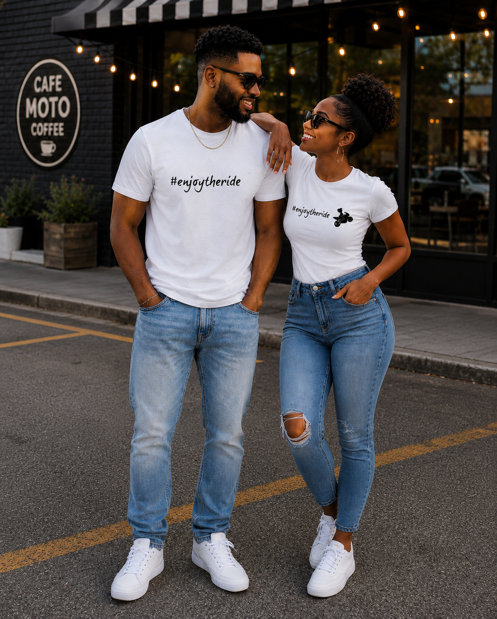 Enjoy The Ride Regular & Fitted T-Shirt
