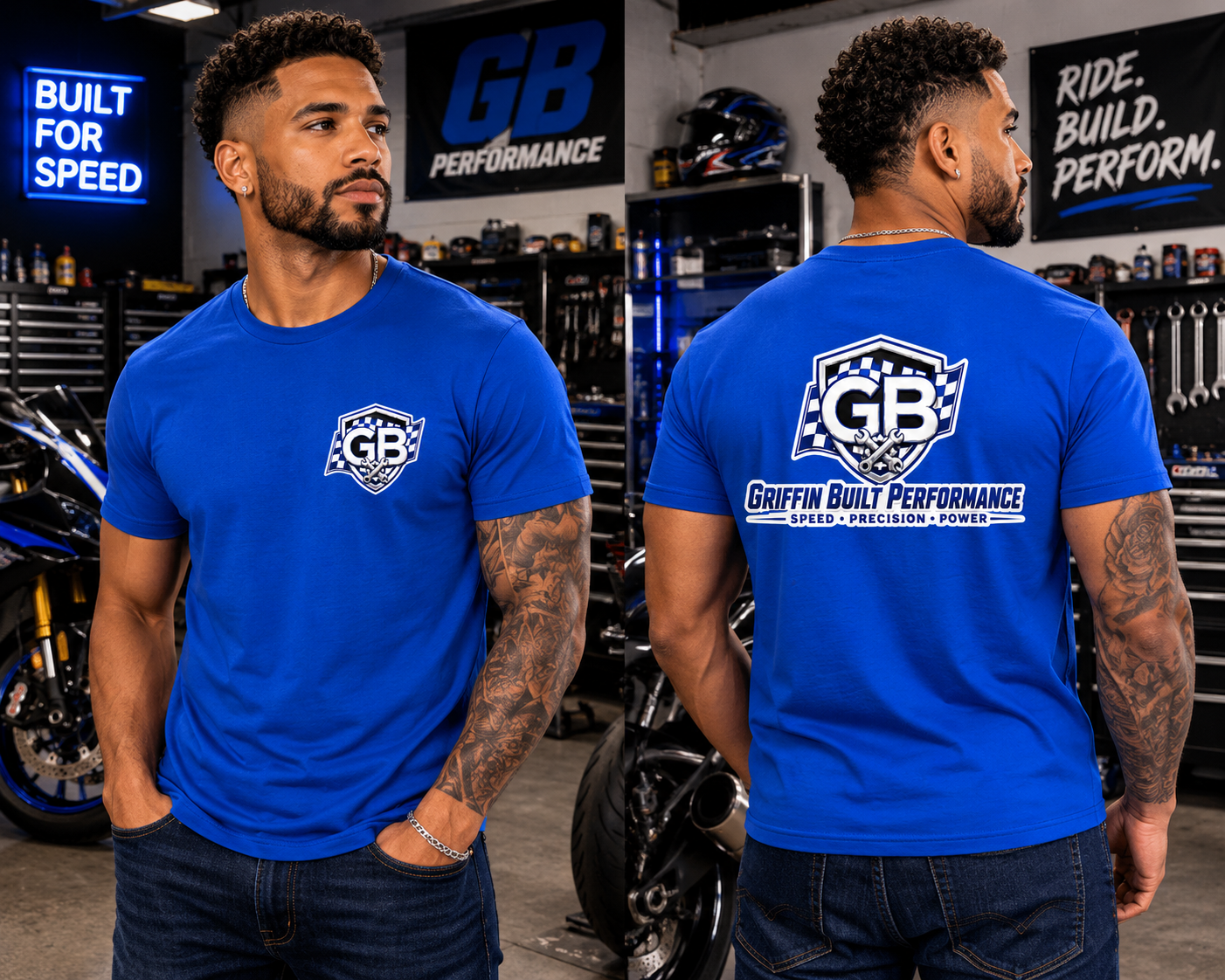Griffith Built Performance Regular & Fitted T-Shirt