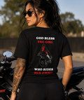 God Bless The Girl That Rides Her Own Fitted T-Shirt