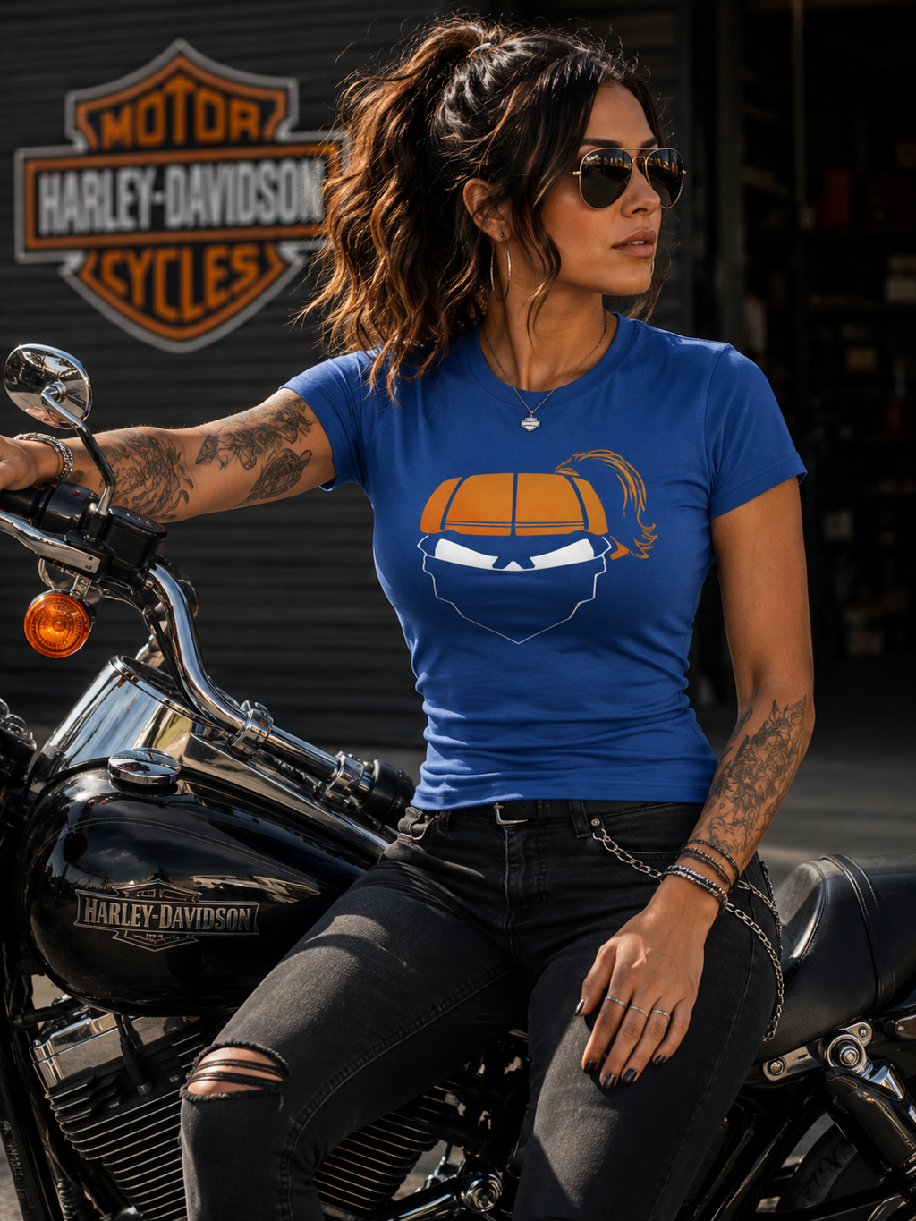 Afro Puff & Pony Tail Regular & Fitted T-Shirt