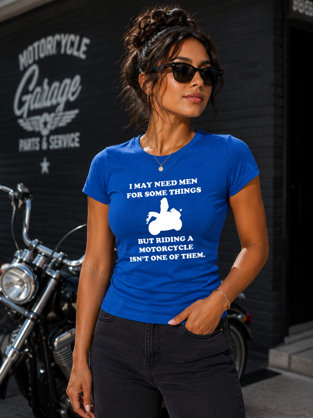 I May Need Men For One Thing Regular & Fitted T-Shirt