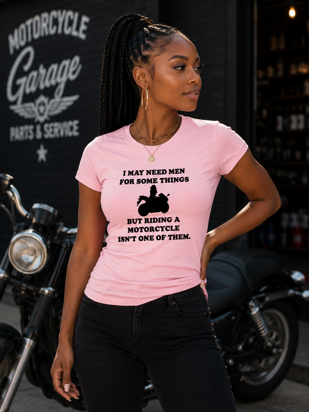 I May Need Men For One Thing Regular & Fitted T-Shirt