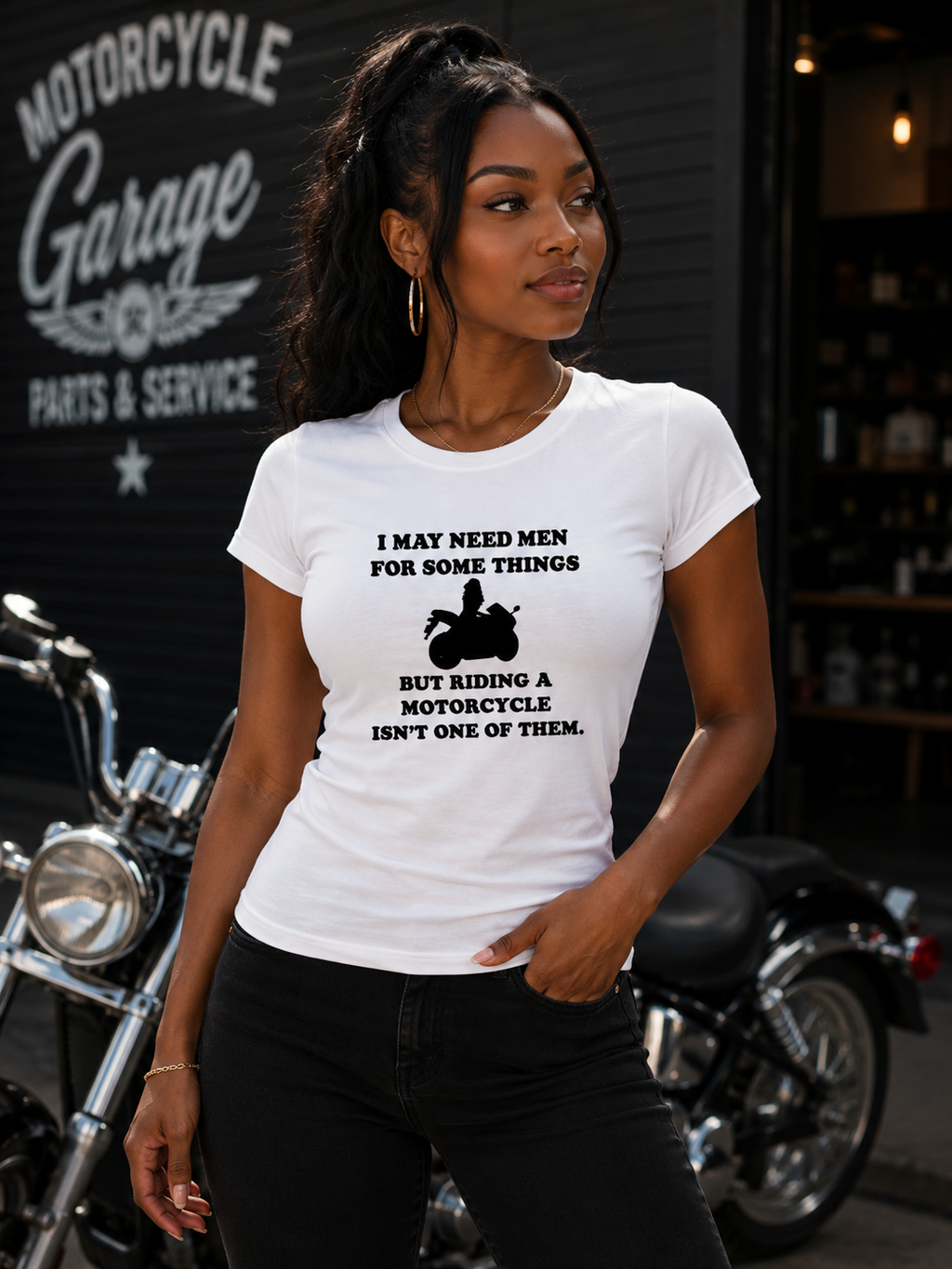 I May Need Men For One Thing Regular & Fitted T-Shirt