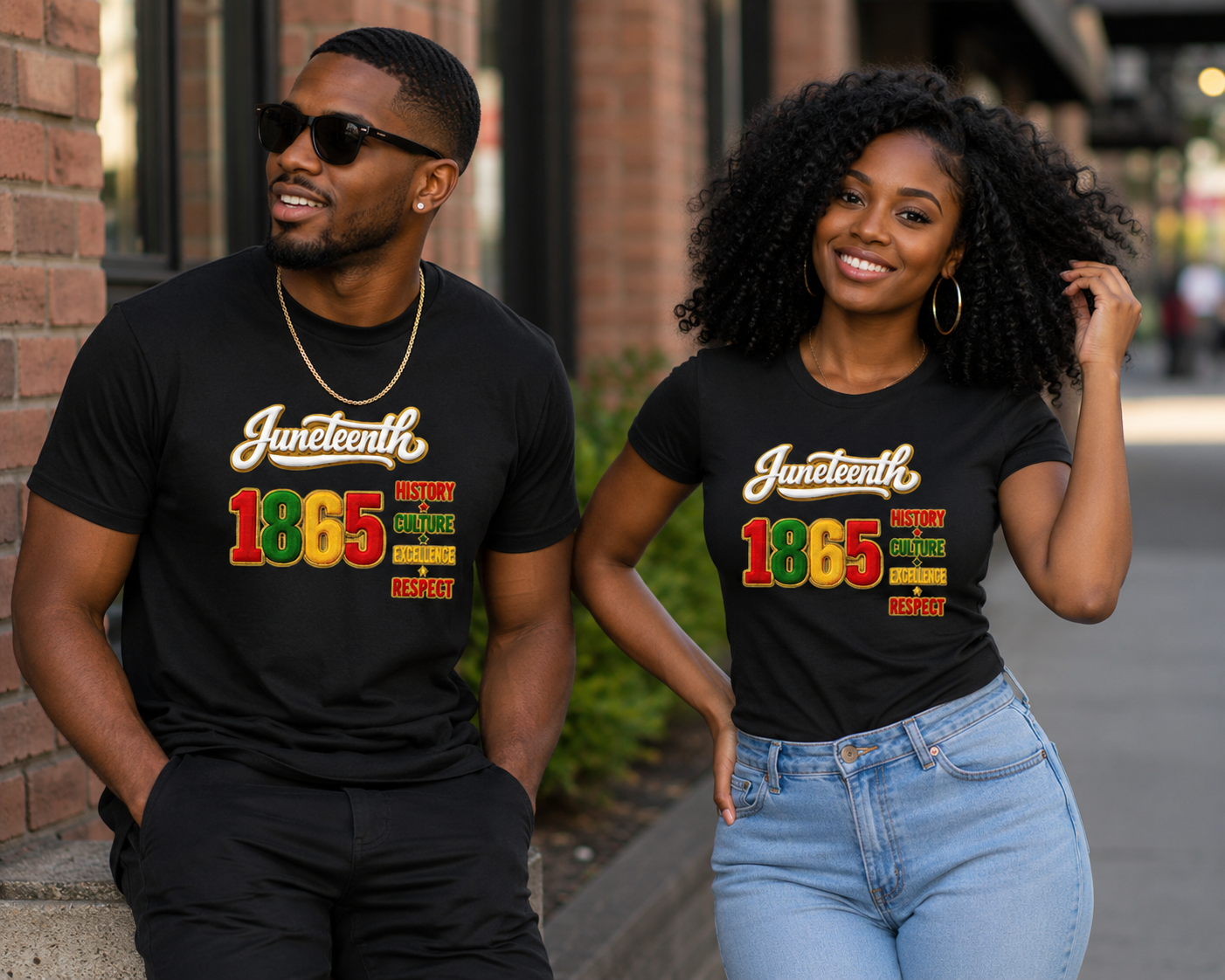 Juneteenth: 1865 Regular & Fitted T-Shirt
