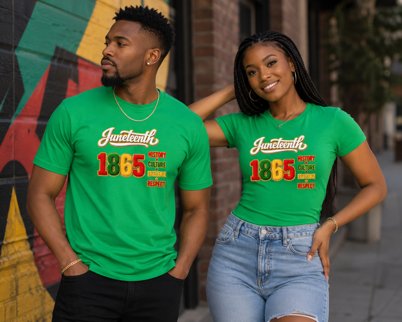 Juneteenth: 1865 Regular & Fitted T-Shirt
