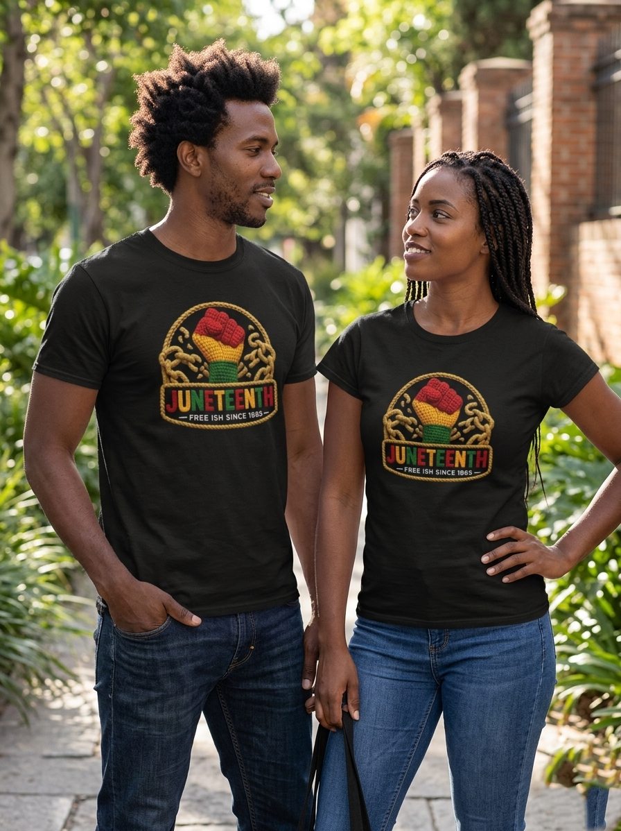 Juneteenth: Fresh Ish Regular & Fitted T-Shirt