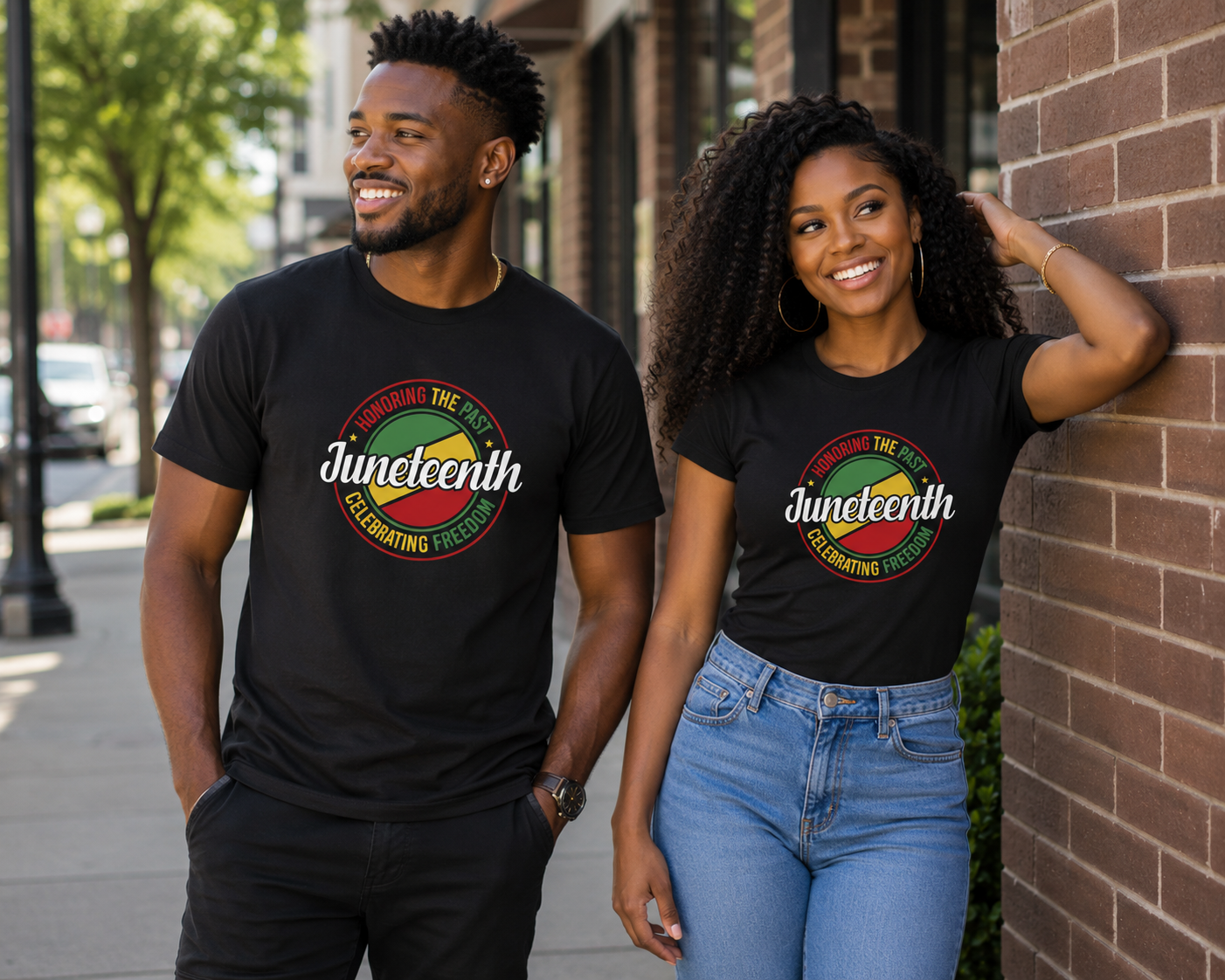 Juneteenth: Honoring The Past Regular & Fitted T-Shirt