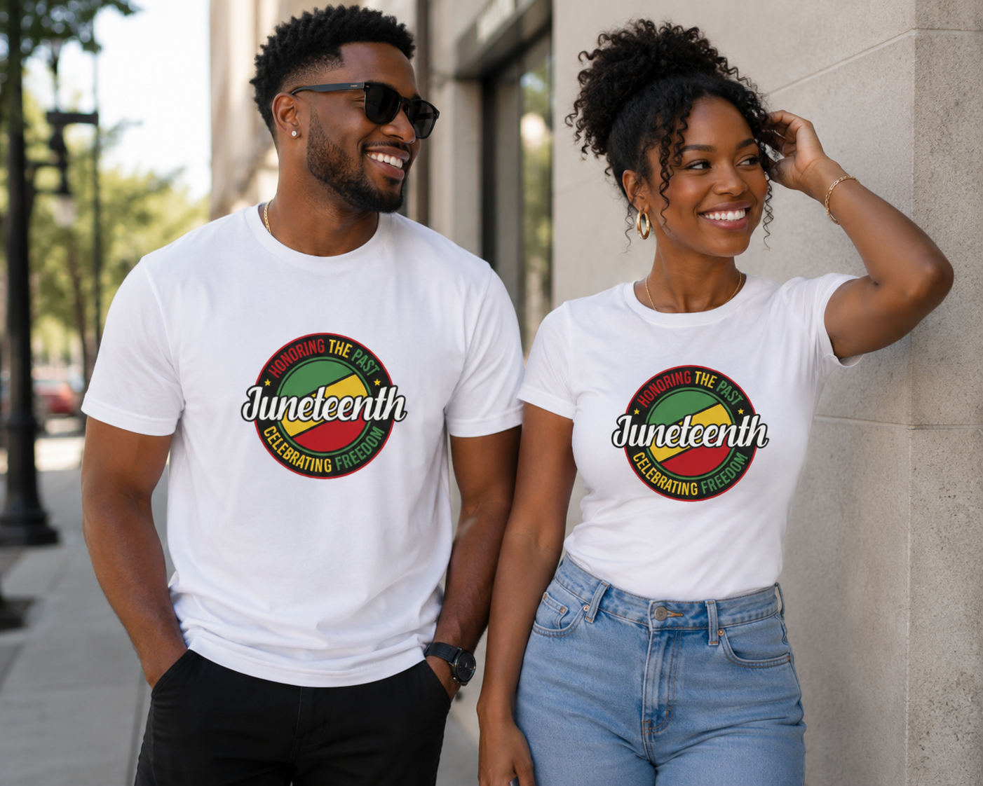 Juneteenth: Honoring The Past Regular & Fitted T-Shirt