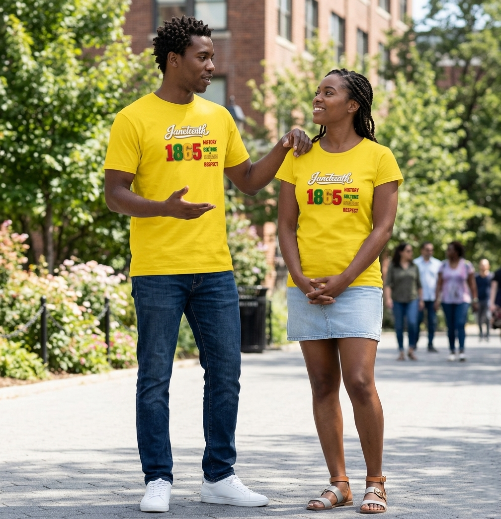 Juneteenth: 1865 Regular & Fitted T-Shirt
