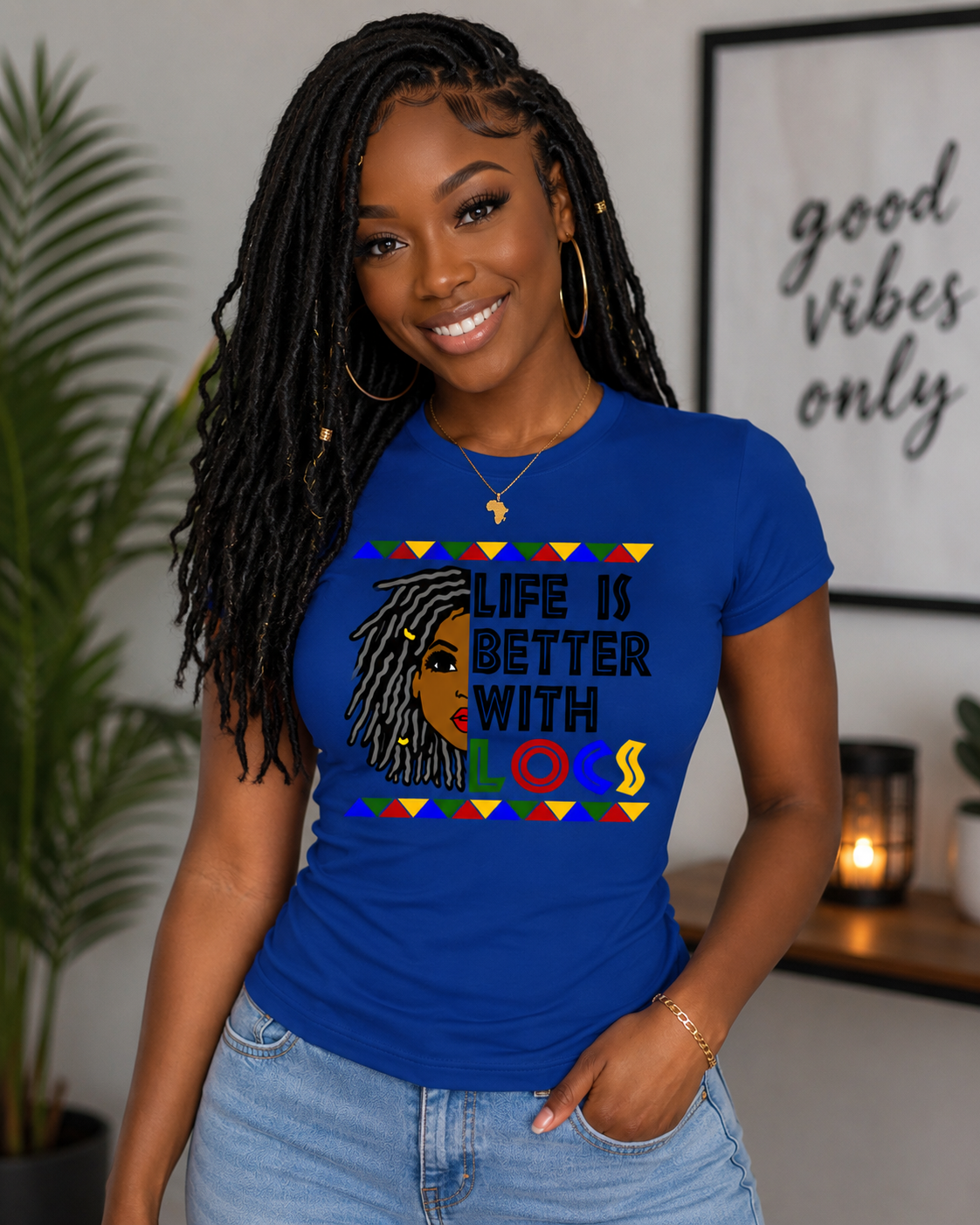Life Is Better With Locs Regular & Fitted T-Shirt