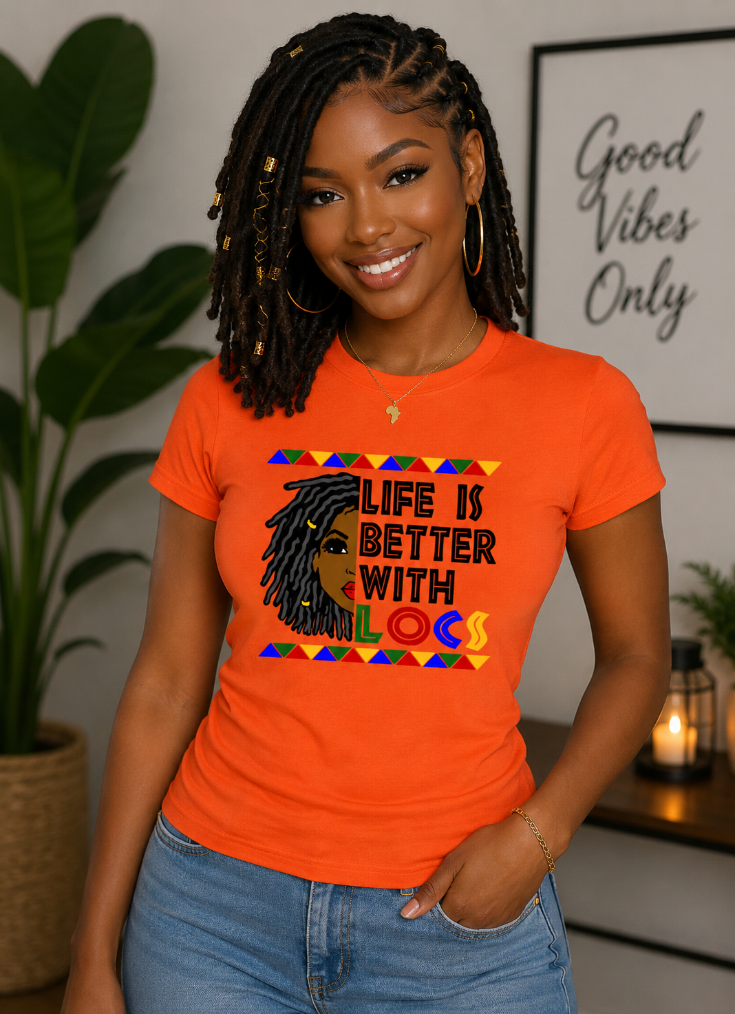 Life Is Better With Locs Regular & Fitted T-Shirt