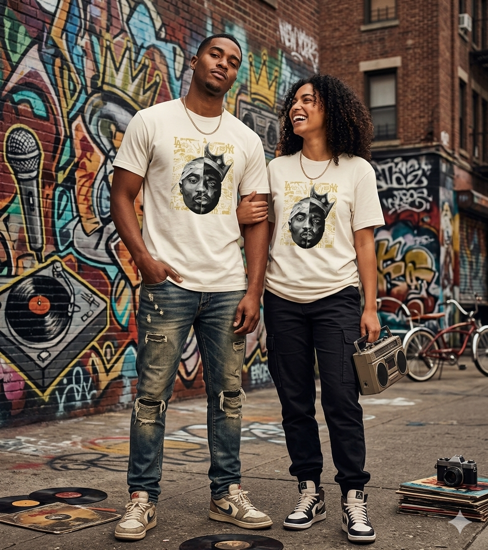 Tupac Biggie Regular & Fitted T-Shirt