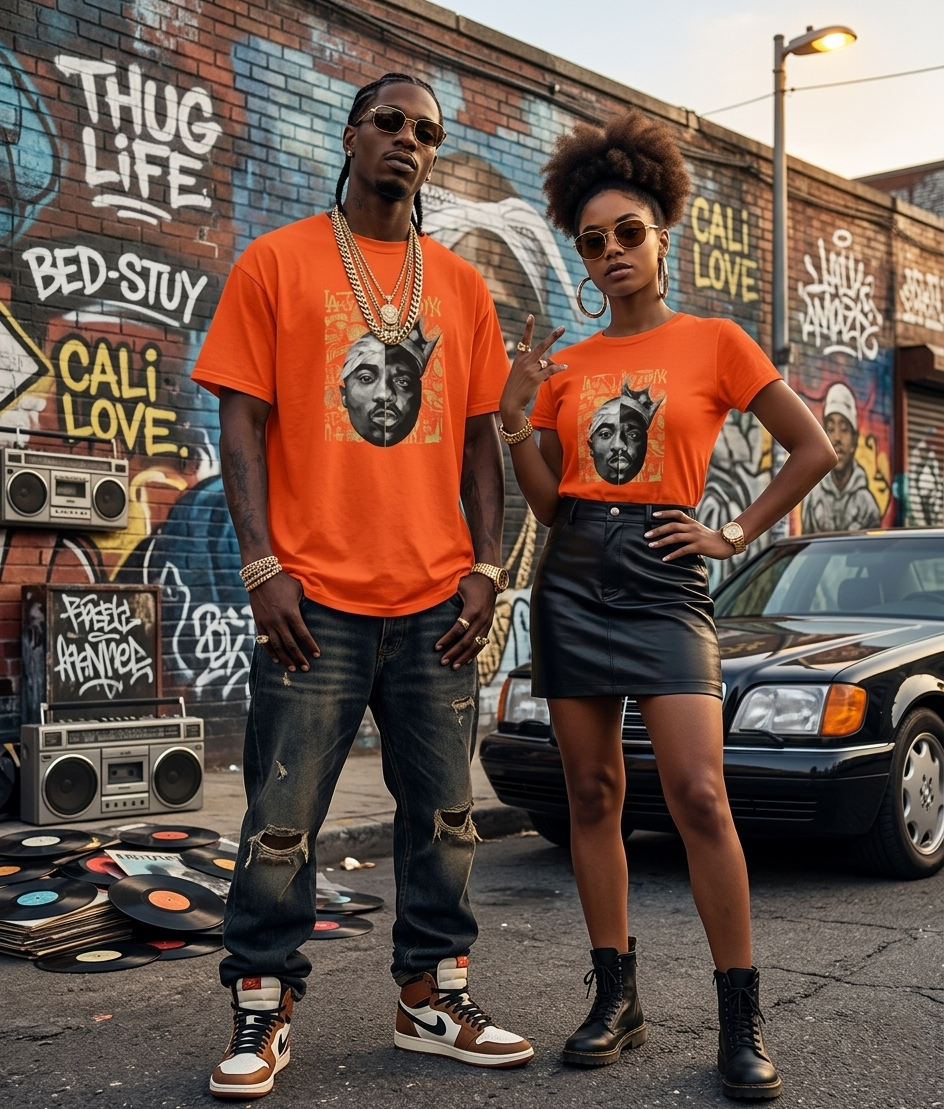 Tupac Biggie Regular & Fitted T-Shirt
