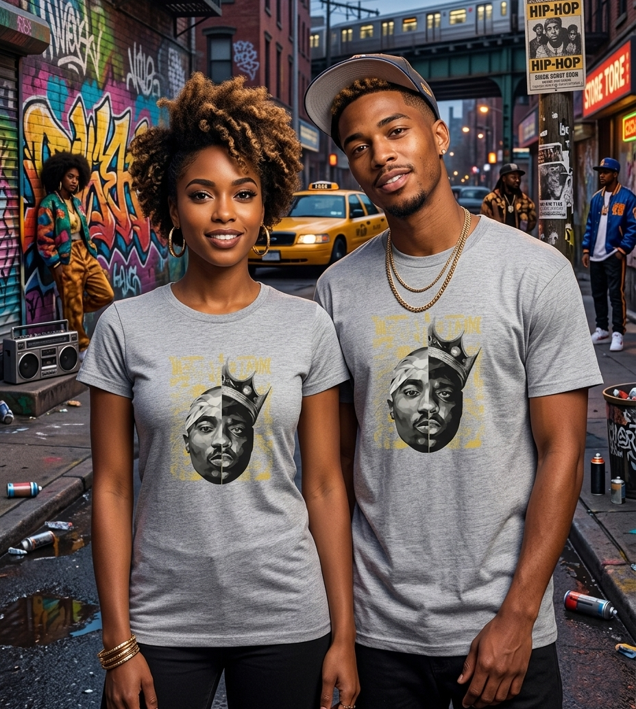 Tupac Biggie Regular & Fitted T-Shirt
