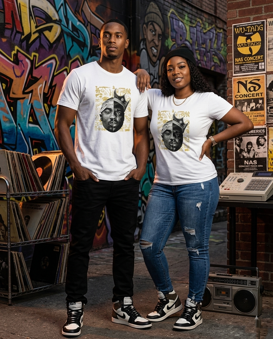 Tupac Biggie Regular & Fitted T-Shirt